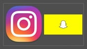 logos instagram et snapchat